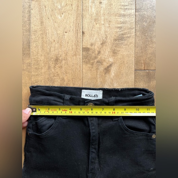 ROLLAS East Coast Flare Jeans Black - Picture 5 of 8